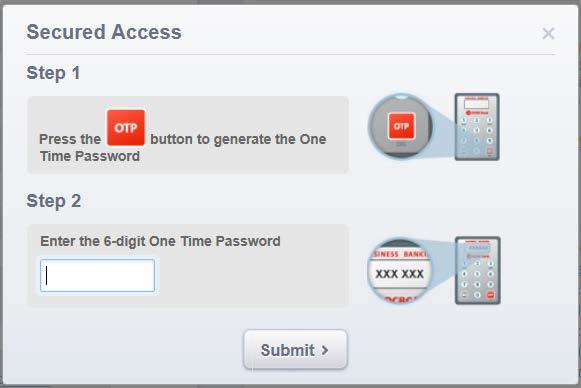 Subsequent logins to Velocity@ocbc 1 Proceed to the login page as before. i.