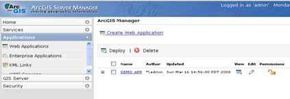 Securing Web Applications using Manager Apply permissions on Web Applications Choose