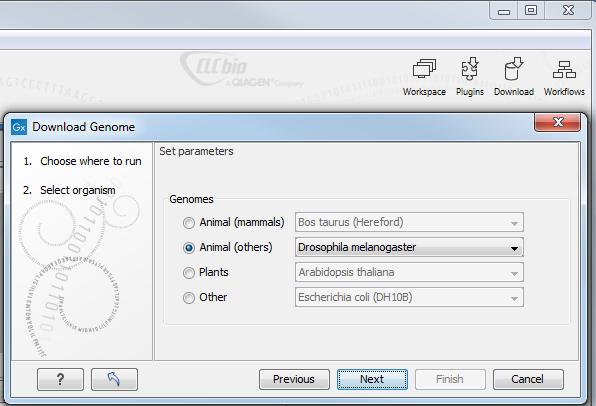 Expression Analysis with the Advanced RNA-Seq Plugin 5 Data management configuration In order to go through this tutorial, you need the reference sequence for Drosophila melanogaster.