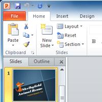 PowerPoint 2010 Getting Started with PowerPoint Introduction Page 1 PowerPoint 2010 is a presentation software that allows you to create dynamic slide presentations that may include animation,