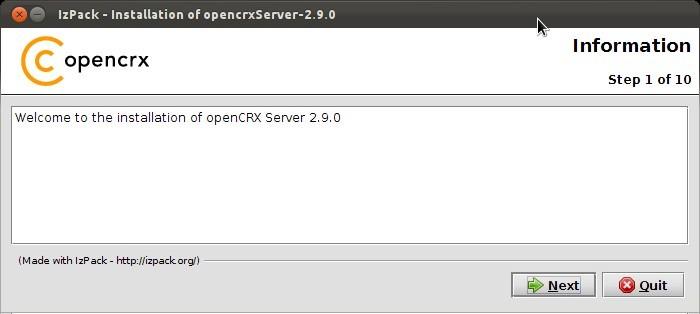 opencrx Server Installation - Version 2.9.0 Installing opencrx Server 3 Installing opencrx Server 1.