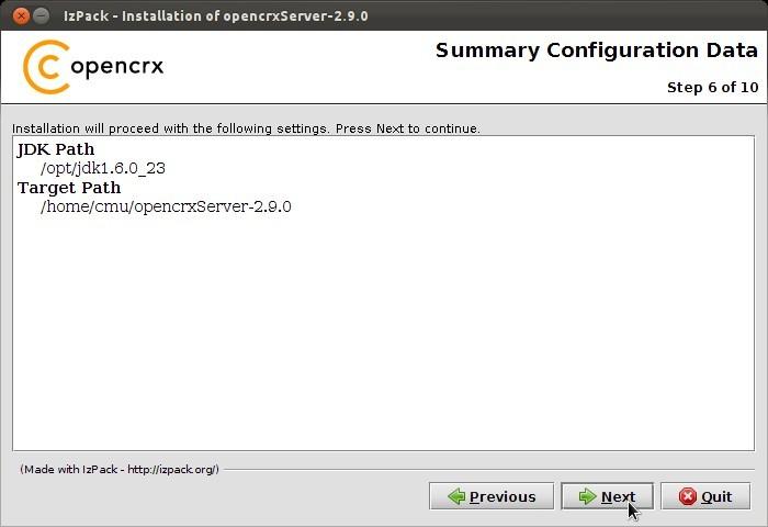 opencrx Server Installation - Version 2.9.0 Installing opencrx Server 7.