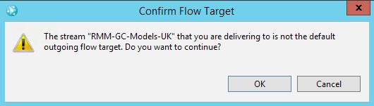 Right-click the US Workspace and select Change Flow Target b. Click Select Default Outgoing c. Click OK d.