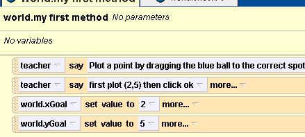 Call it xgoal and select number Create another number variable and