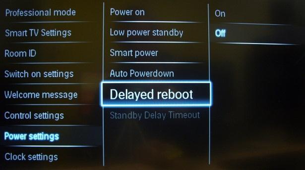[Delayed reboot] Enables or disables the use of delayed