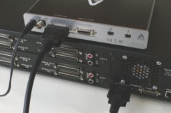Getting Started Before powering on, ensure that any speakers or amplifiers connected to Symphony s analog outputs are powered off, or the volume turned down to the minimum setting.