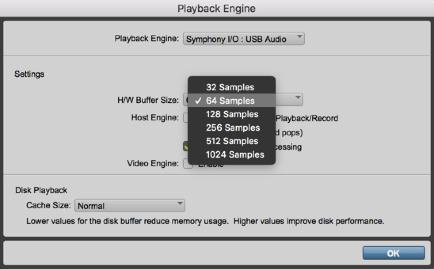 Select Symphony in Pro Tools 1. Go to Setup > Playback Engine. 5.