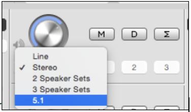 $ How to connect & configure a Surround Speaker Setup When using Symphony with a surround speaker setup, the first set of outputs can be configured as speaker outputs suitable for connection to a 5.