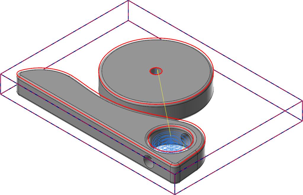K. Verify Circle Mill. Step 18. Use Alt-T to toggle toolpath Fig. 42. Step 1. Click Verify in the Toolpaths Manager, Fig.