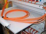 FOC 19" excess cable drawer, 1 U Universal cable routing bracket MEC20047 MEC20099 For storing excess fiber optic cable. ull-out. Cables can be fastened with Velcro.