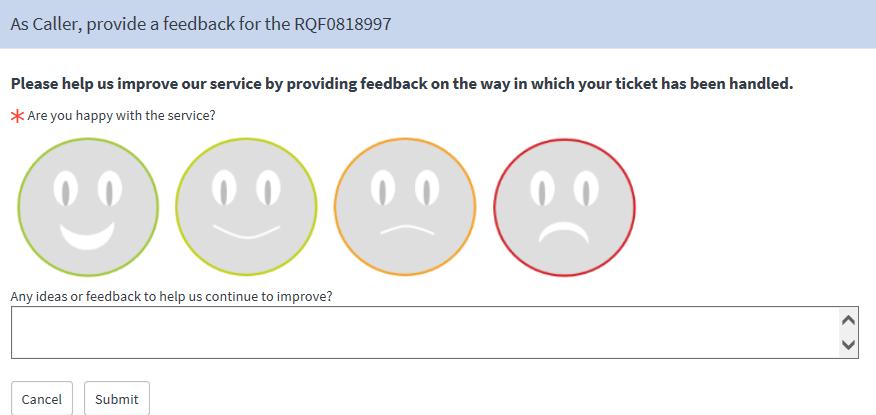 Click on the Smile : From your ticket within