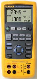 seven types of RTDs Auto step and auto ramp output function 714 Thermocouple Calibrator Full-featured thermocouple calibration tool Measure temperature like a thermometer with a TC sensor Simulate TC