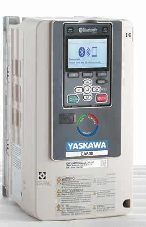 Offering world class Yaskawa quality, along with intuitive interaction and high flexibility, the GA800 delivers powerful torque and precise control.