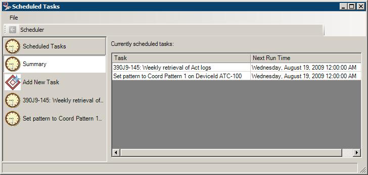 The addition of the connection status column, and connection column status information in the Pattern description column, allow the pattern monitor to be used as a good, overall status window for