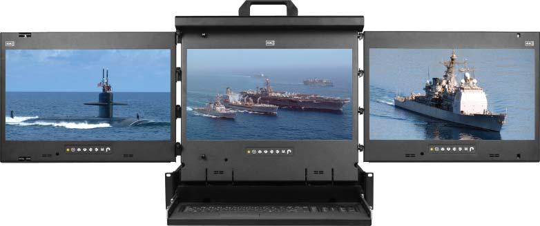 dedicated KVM switch and rackmount screen technology User Manual 2U Multi-Display Console Drawer 4K 17" Display 3840 x 2160 native resolution / Display port 1.