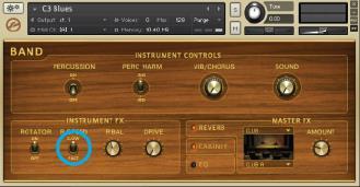 plugin in or out of the signal chain. The remainder of the controllable parameters are plug-in specific. Many plugins provide a list that is easily readable (i.e., volume, overdrive, reverb level, etc.