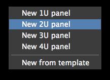 (You may need to scroll down if there are many panels being used.) Add Panel To add a new panel to the rack: 1. Click the Edit Mode button.