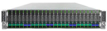 Intel Server Chassis H2000G family for the Intel Xeon Scalable Processor INTEL SERVER H2000G FAMILY 3 TARGET MARKET 2U rack chassis supporting up to 4 hot-pluggable Intel Compute Module HNS2600BPB24,