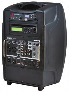 StagePro P.A. with Plug in microphone STAGEPRO1 $1,245 + GST SMALL & LIGHT BUT INCREDIBLY POWERFUL!