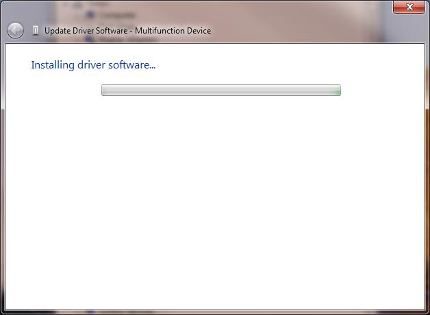 4. The Windows Security Would you like to install this device software? screen appears. Click Install. 5. Installing driver software on screen appears. 6.