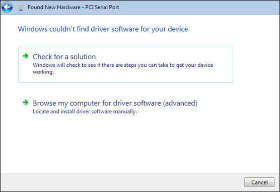 6. Windows couldn t find driver software for your device screen appears. Choose Browse my computer for driver software (advanced). 7.
