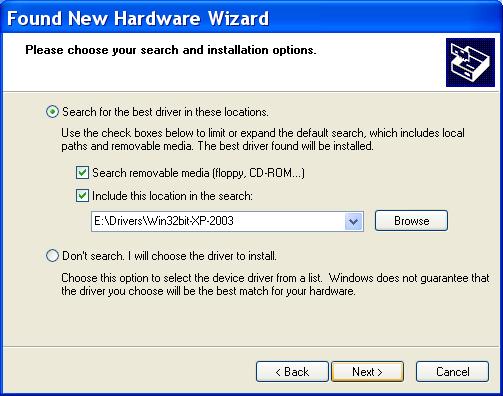 2. This wizard helps you install software for: Multifunction Device. Select Install from a list or specific location (Advanced). Click Next. 3.