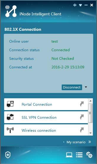 Figure 18 Viewing the authentication result Viewing online users on UAM 1. Click the User tab. 2.