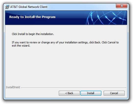 Step 5 Click Install. Note: Choose Custom installation if you wish to select your Language Support. See the section below on Custom Installation Options for more information.