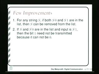 (Refer Slide Time: 50:18) Now, we can do improvement in certain way here for example, if we have 0 and 1 both in the list for example, we had it here that 0 and 1 are both in the list.
