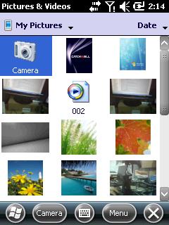 Video recording How to create video clips 1 2 3 Tap Start > Pictures and