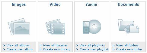 Common Procedures for Media Components The MTS Remote Drive service has many common functions that apply to all media components (Documents, Images, Videos, and Audio).