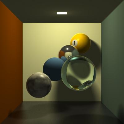 raytraced images are too clean soft shadows come from area light [Jason Waltman / jasonwaltman.