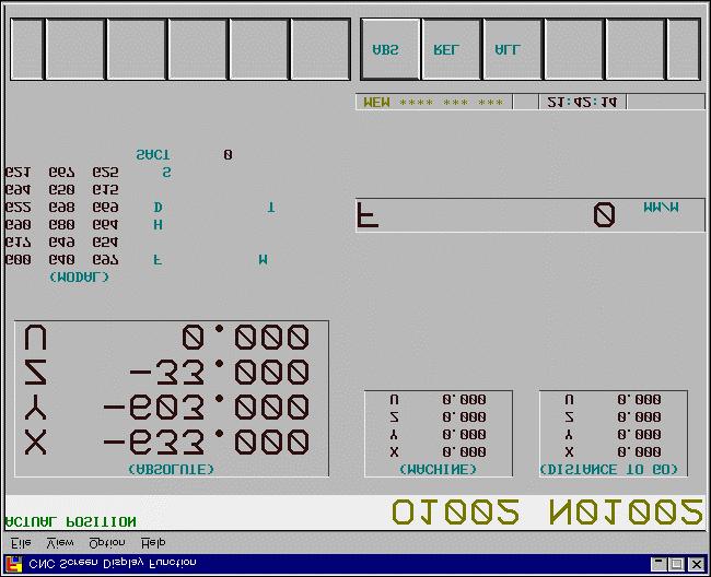 2. OPERATION B-63164EN/03 The following CNC Screen