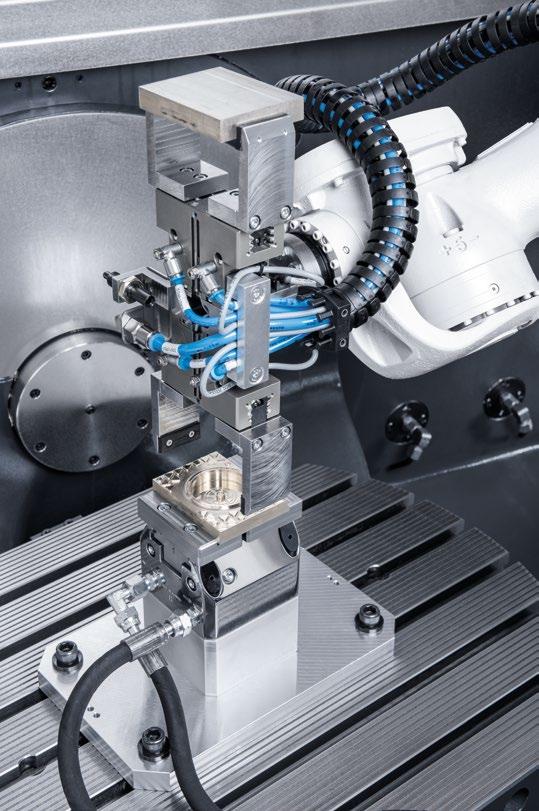 WORKPIECE HANDLING AUTOMATION WH CELL Modular automation system for workpieces up to 5 kg Everything from a single source: the WH Cell offers a reliable turnkey solution from engineering to fixtures,