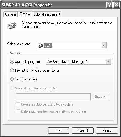 INSTALLING THE SOFTWARE SETTING UP BUTTON MANAGER Button Manager is a software program that works with the scanner driver to enable scanning from the machine.