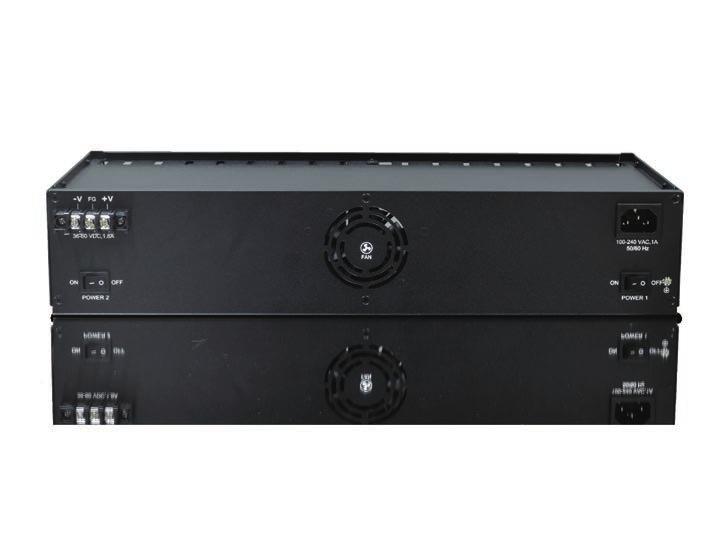 FMC-CH17 Simple Converter Chassis The FMC-CH17 is a 2U high 19 17 slots chassis.