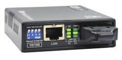 FMC-10/100 10/100Base-TX to 100Base-FX Media Converter The FMC-10/100 family are Fast 10/100Base-TX to 100Base-FX non-managed stand-alone media converters, which give you the options to choose from
