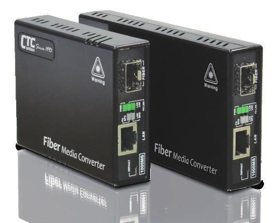 FMC-1000MS 10/100/1000Base-T to 100/1000Base-X SFP Web Smart OAM Managed Converter The FMC-1000MS family are Web Smart OAM/IP managed Gigabit 10/100/1000Base-T to 100/1000Base-X fiber media