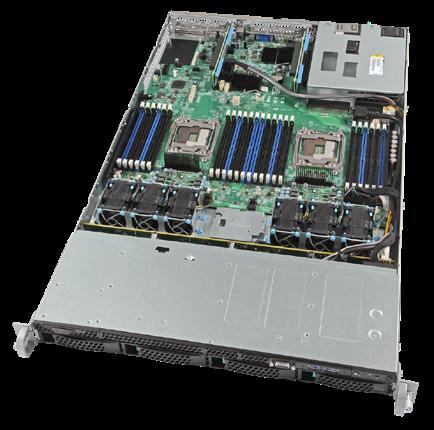 Continued from previous page Intel Server Systems R1000WT Based on the Intel Server Board S2600WT Family 1U RACK SYSTEMS Dimensions (H x W x D) 1.72 x 17.