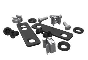 DCF OPTIMIZED RACK SYSTEM ADDITIONAL ACCESSORIES DCF Bolt Down Brackets *Included with shipment of rack.