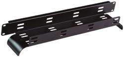 These can be installed on the outside edge of the 19 rail or on the PDU/ Cable Management rail.