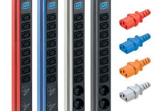 IEC and UK / Schuko / FR outlets can be configured in a single PDU in order to increase the compatibility to different power cords of the rack mount equipment.