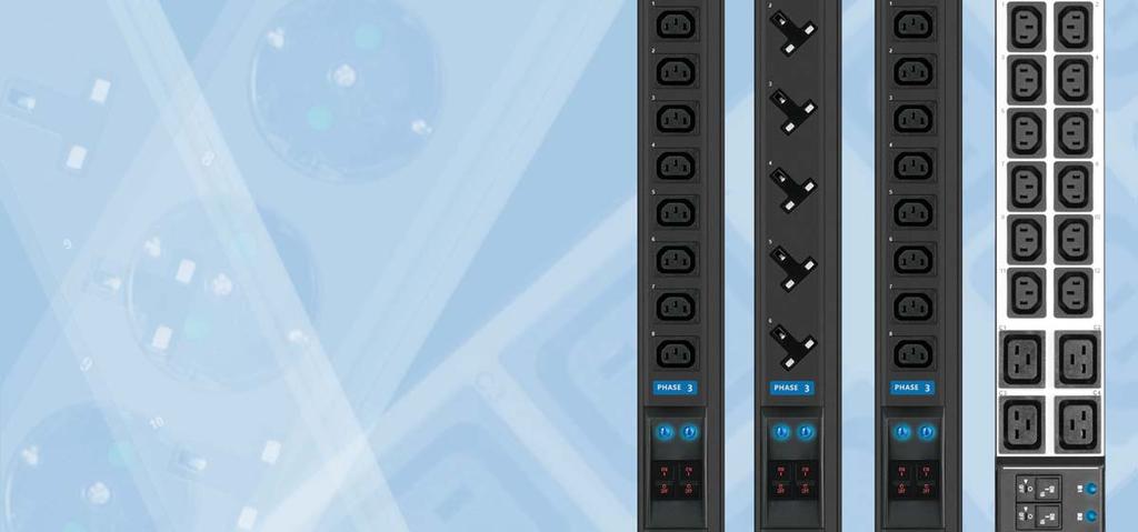 Inspired by Your Data Center 3-Phase Basic PDU 00V InfraPower 3-Phase Basic PDU is designed for cost efficient