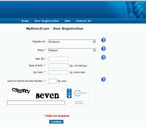 User Registration ONLINE TIMESHEET INSTRUCTIONS CDCN will issue User ID numbers to employers and employees after approving completed enrollment packets.