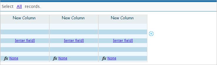 Query Designer Page 30 Column Management The column management section is used to select the columns to be included in the query, and define any aggregate functions.