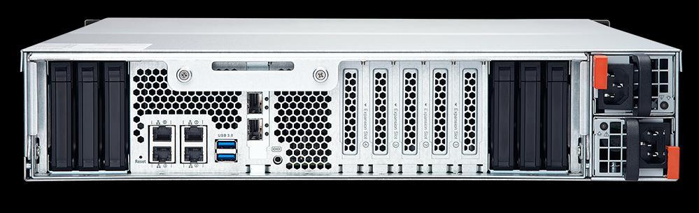 TES-3085U Best Choice for All Flash Storage 2U Rackmount Front Front: 2.