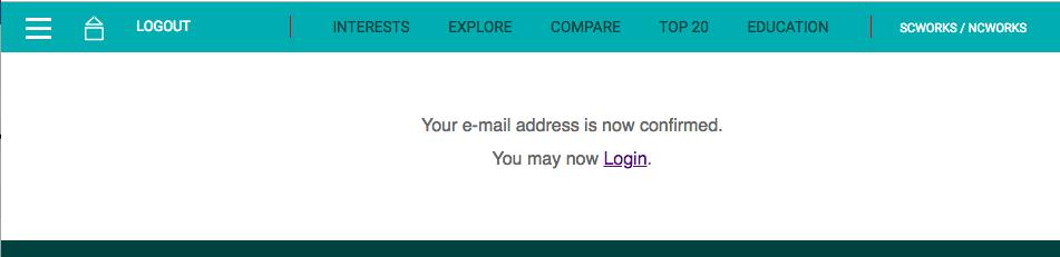 3. Verify your email and login The next page will alert you that you ve been sent a verification email to activate your account, like the picture below.