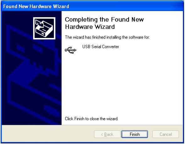 New Hardware Wizard: select driver location 2.2.4 Step 4: Windows should then display a message indicating that the installation was successful.