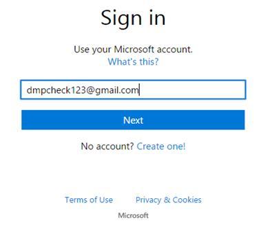 Portal Registration Signing In Enter your Microsoft Live ID and