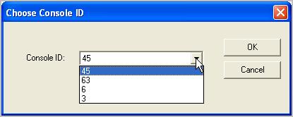 Compulite Vector PC software Figure 6: Choose Console ID dialog box 7 Click OK. The dialog box closes. The selected console can now be controlled through the Remote Editor.